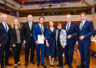 Gruppenfoto in der Mitte Bürgermeister Dr. Bukowski ganz links Regierungspräsident Dr. Schober, ganz 2. von links Innenminister Joachim Herrmann