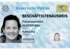 Beschäftigtenausweis Polizei