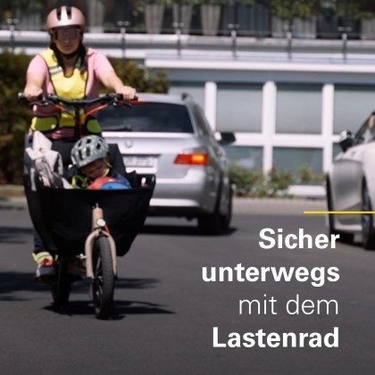 Sicher unterwegs mit dem Lastenrad